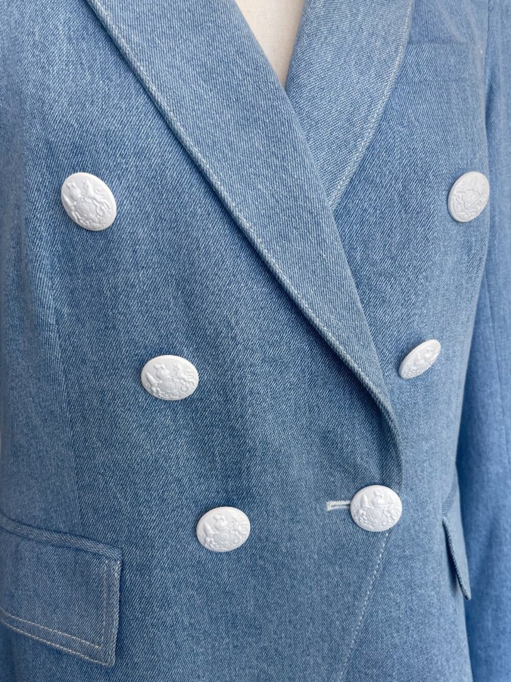 NWOT Veronica Beard Denim Miller Dickey Jacket sz 6 - Picture 3 of 14